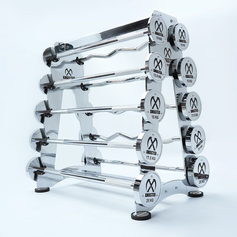 chrome fixed straight curl barbell, fixed weight barbell, chrome curl bar, commercial fixed barbells