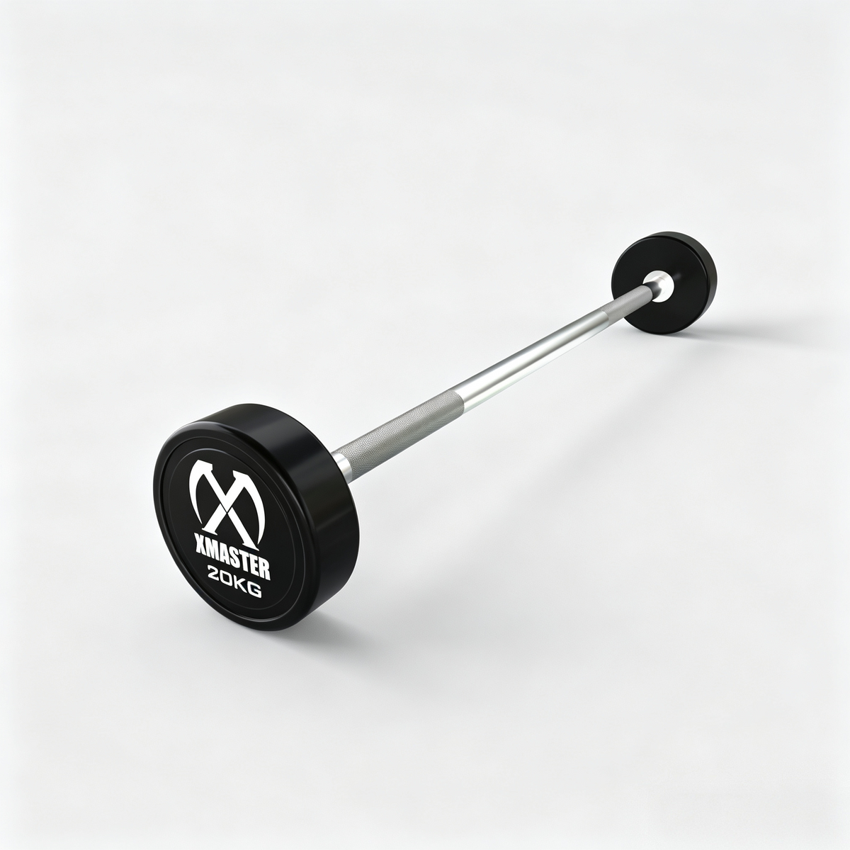 Urethane Fixed Straight / Curl Barbell SET
